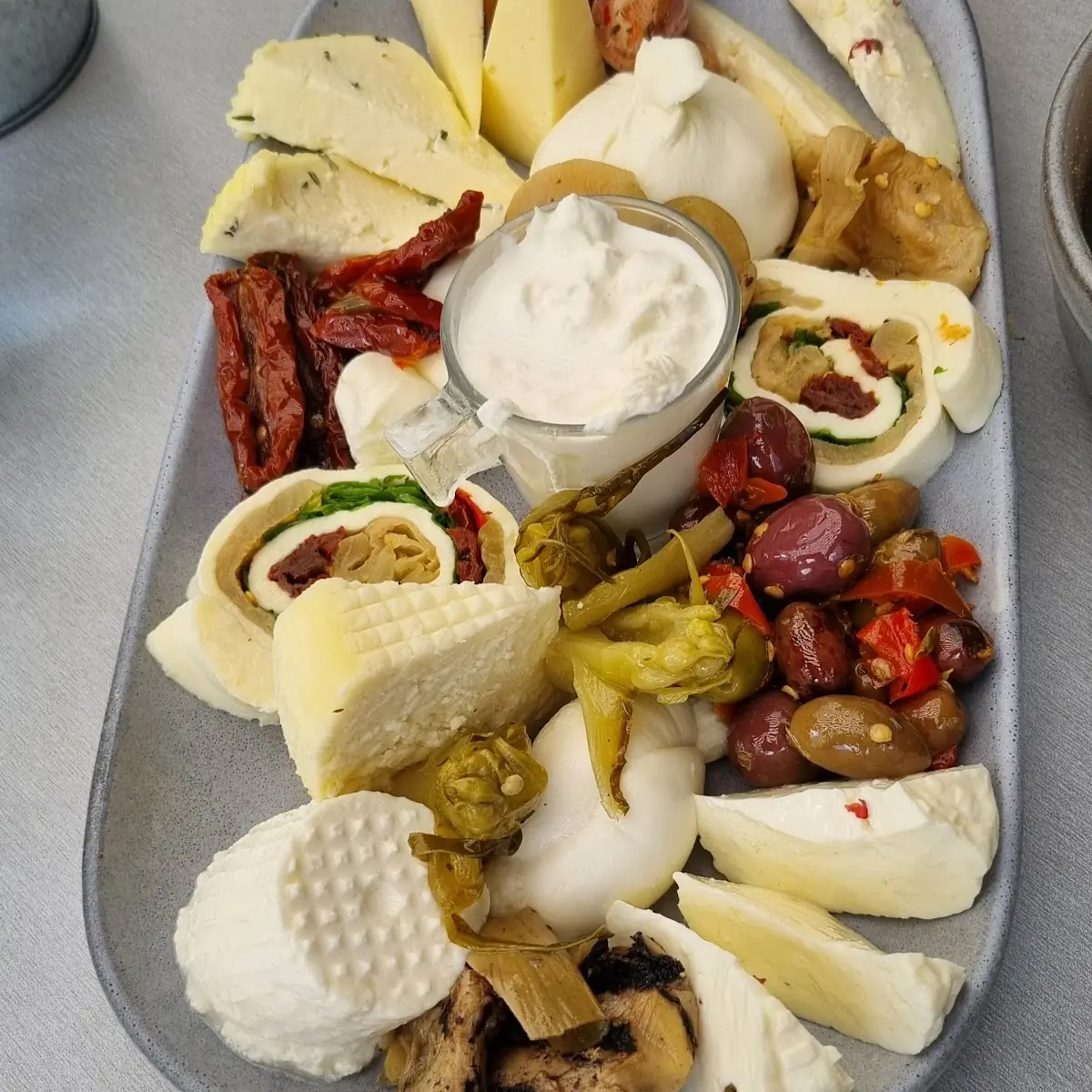 Große Käseplatte
