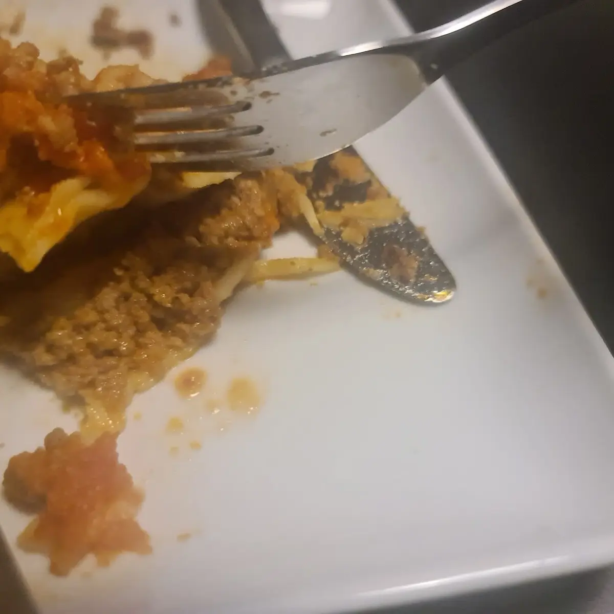 Angebliche Lasagne