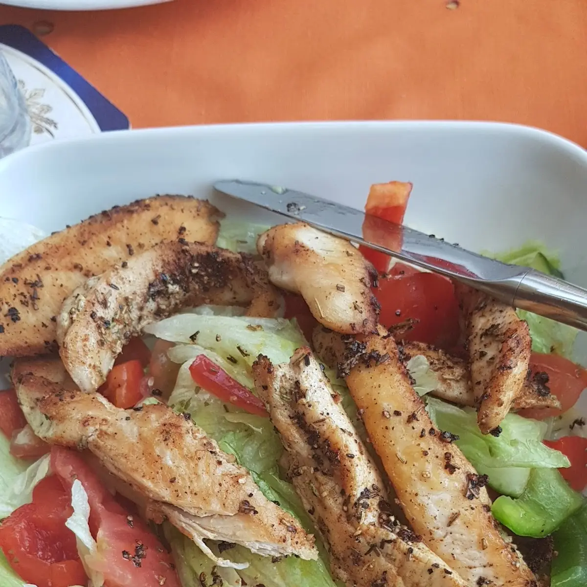 Hühnerstreifensalat