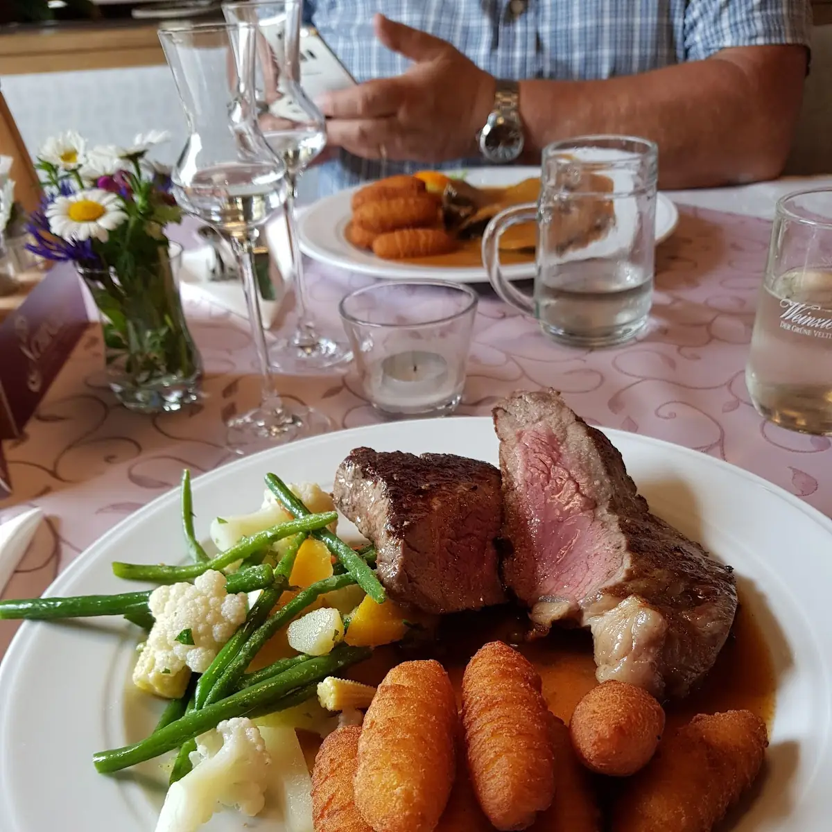 Entrecote Con Verdure Al Vapore