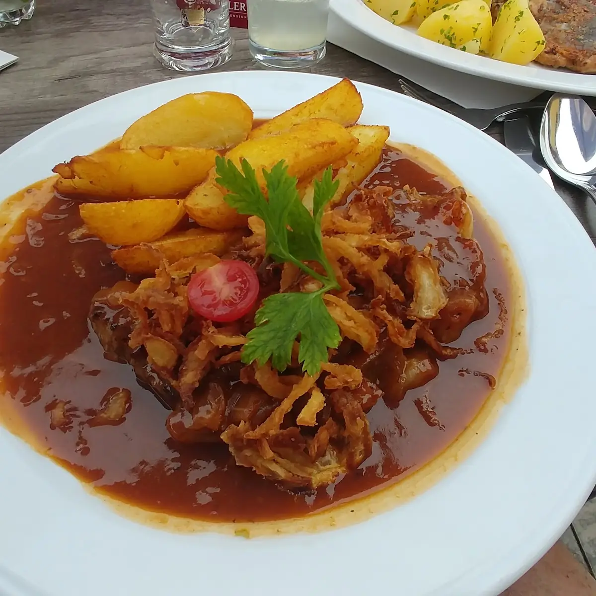 Zwiebelrostbraten