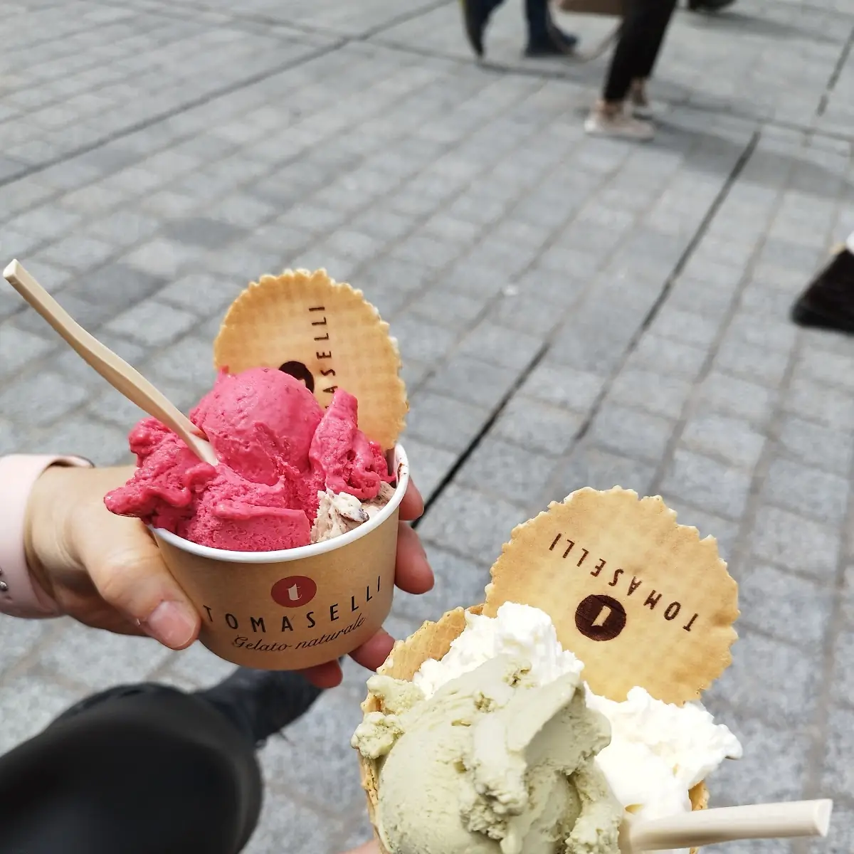 Eis Yoghurette Schokolade