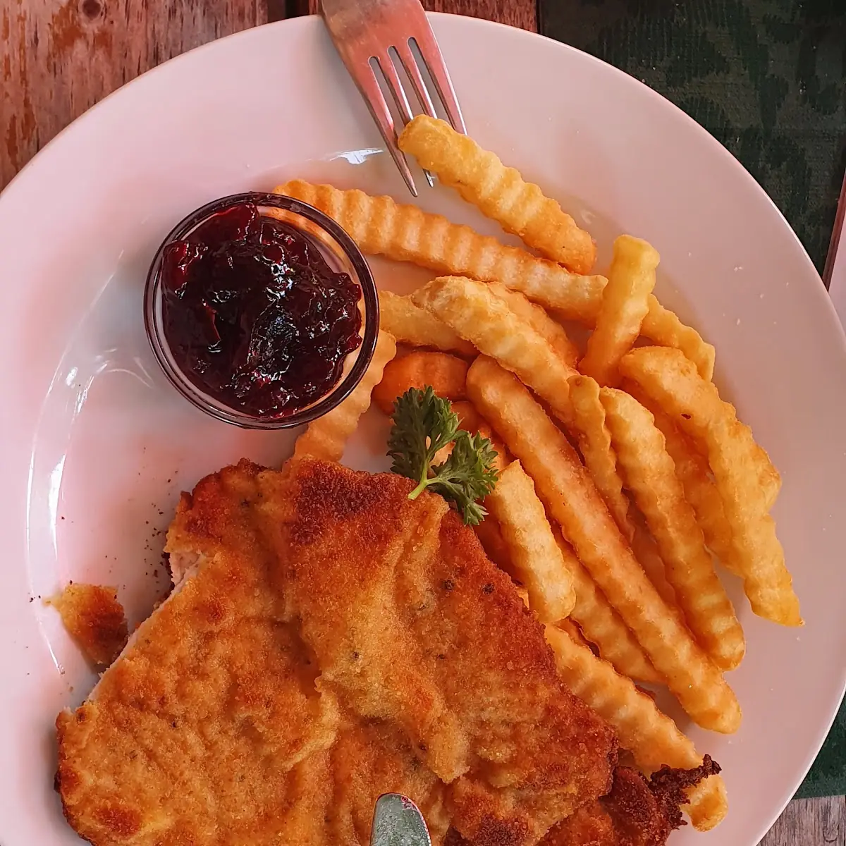 Kinderschnitzel Mit Pommes
