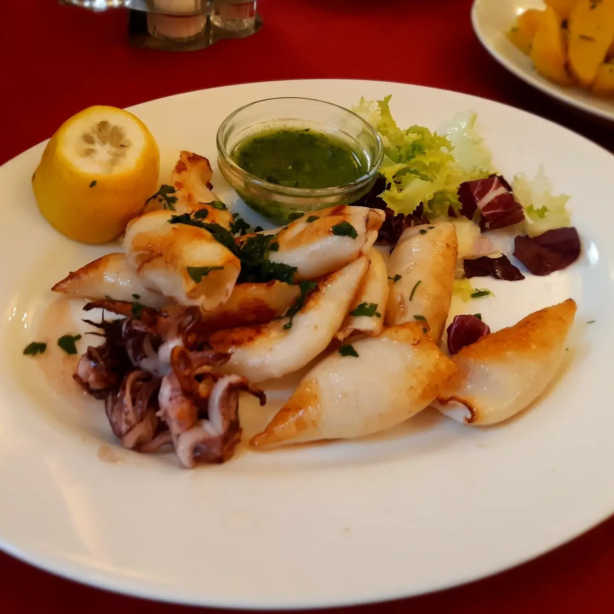 Gegrillte Kalamari