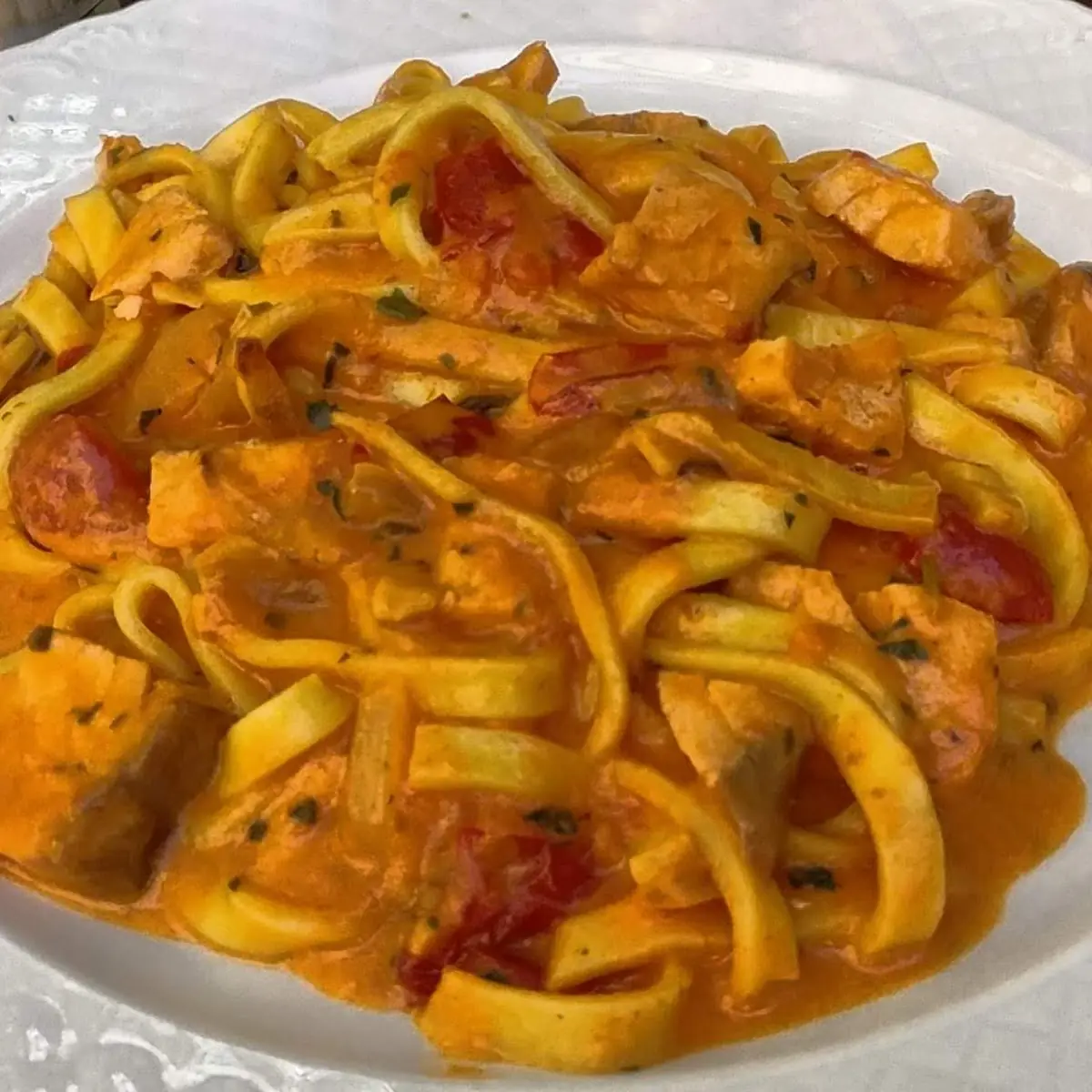 Tagliatelle Mit Lachs