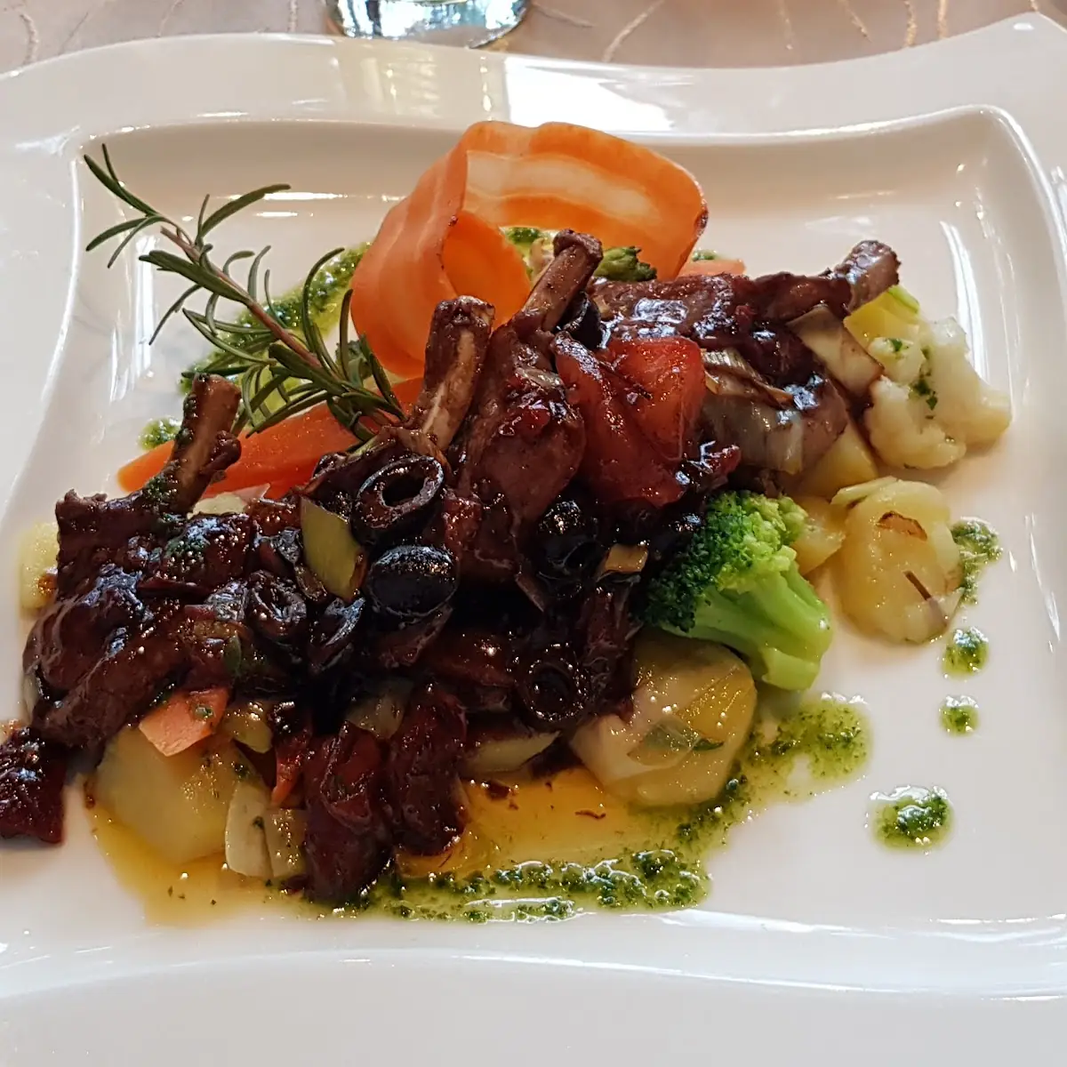 Lammkoteletts Mit Balsamicosoße