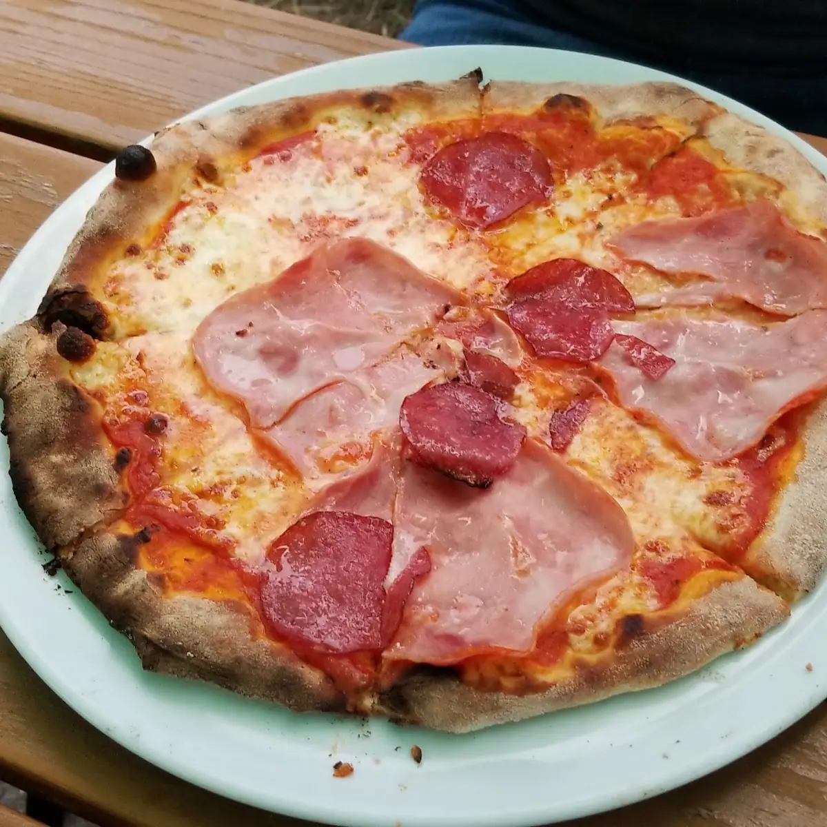 Pepperoni And Ham Pizza
