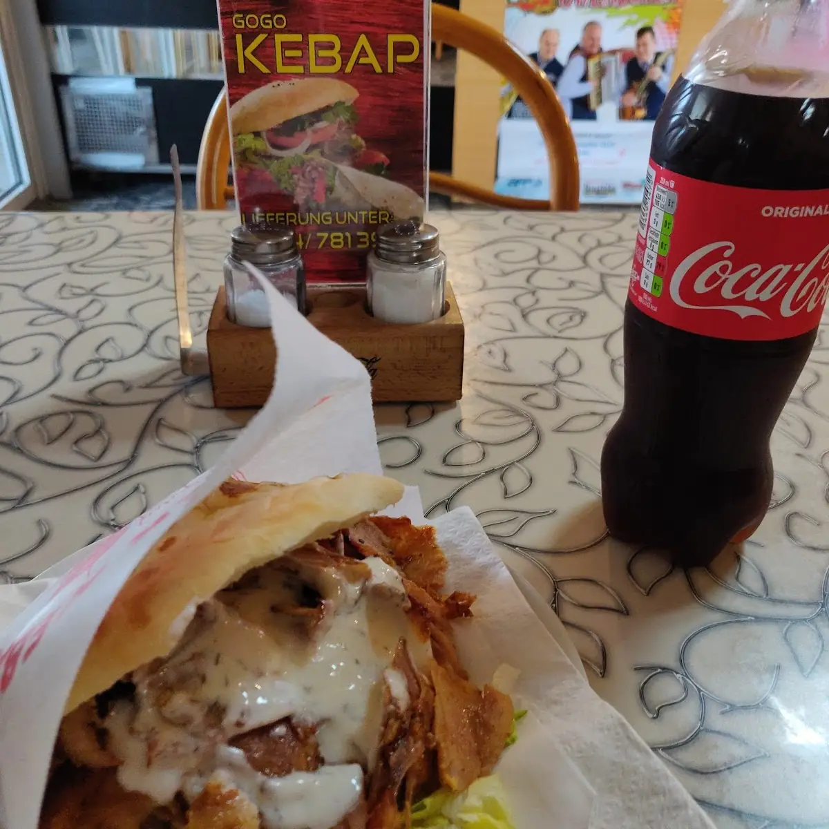 Kebab Mit Cola Cola