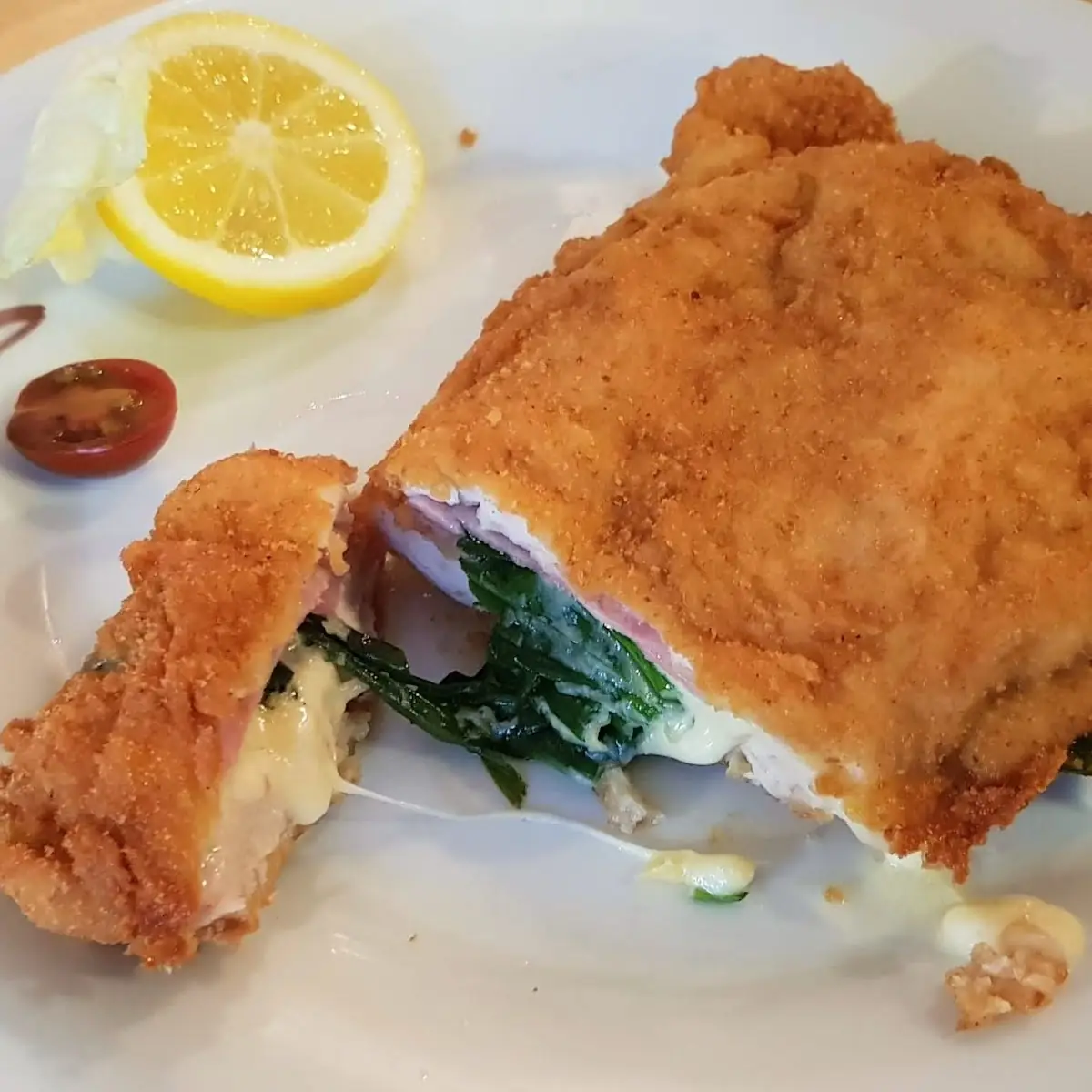 Hühner Cordonbleu Mit Bärlauchfülle