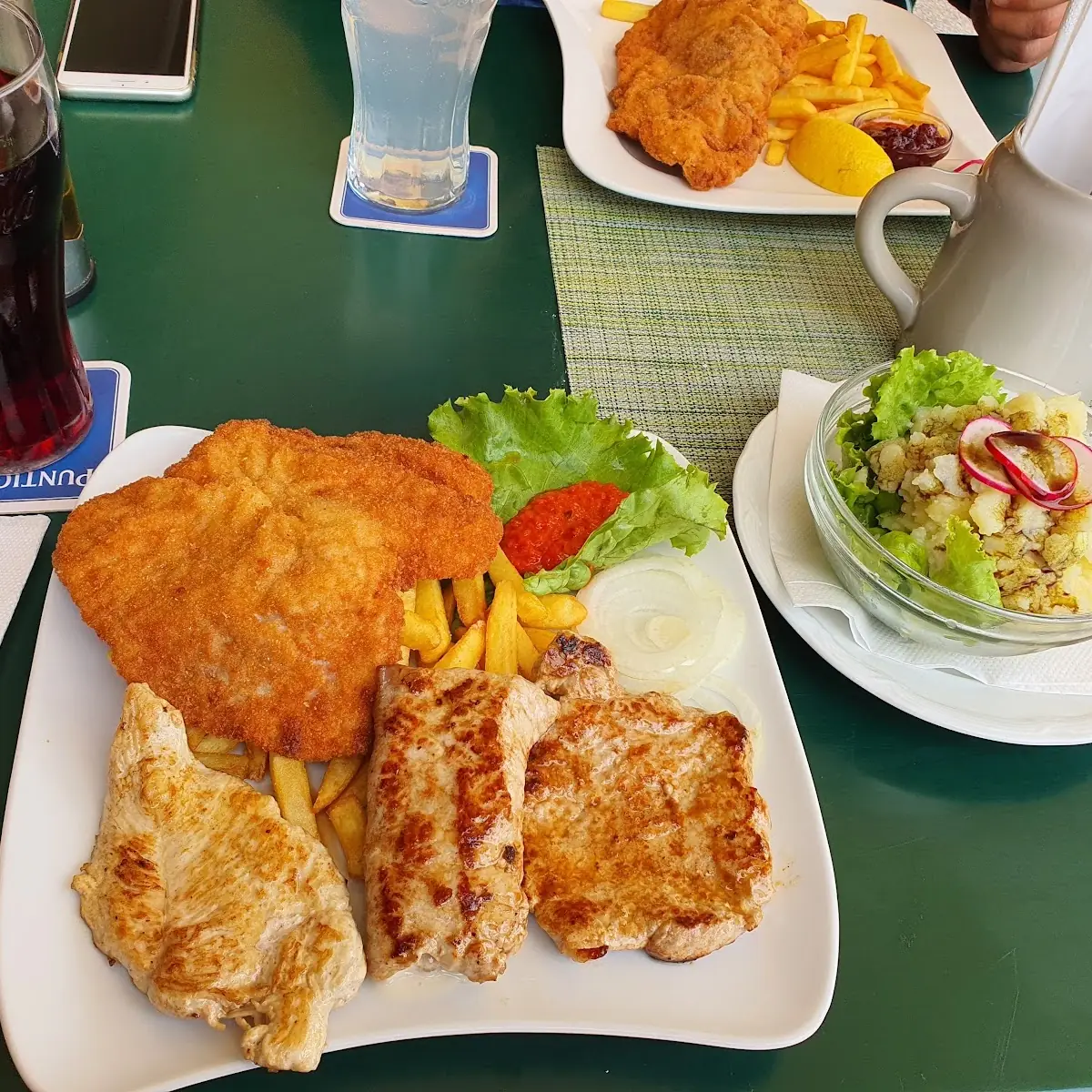 Grillteller Aber Eher Hausteller Für Mich Da Schnitzel Oben