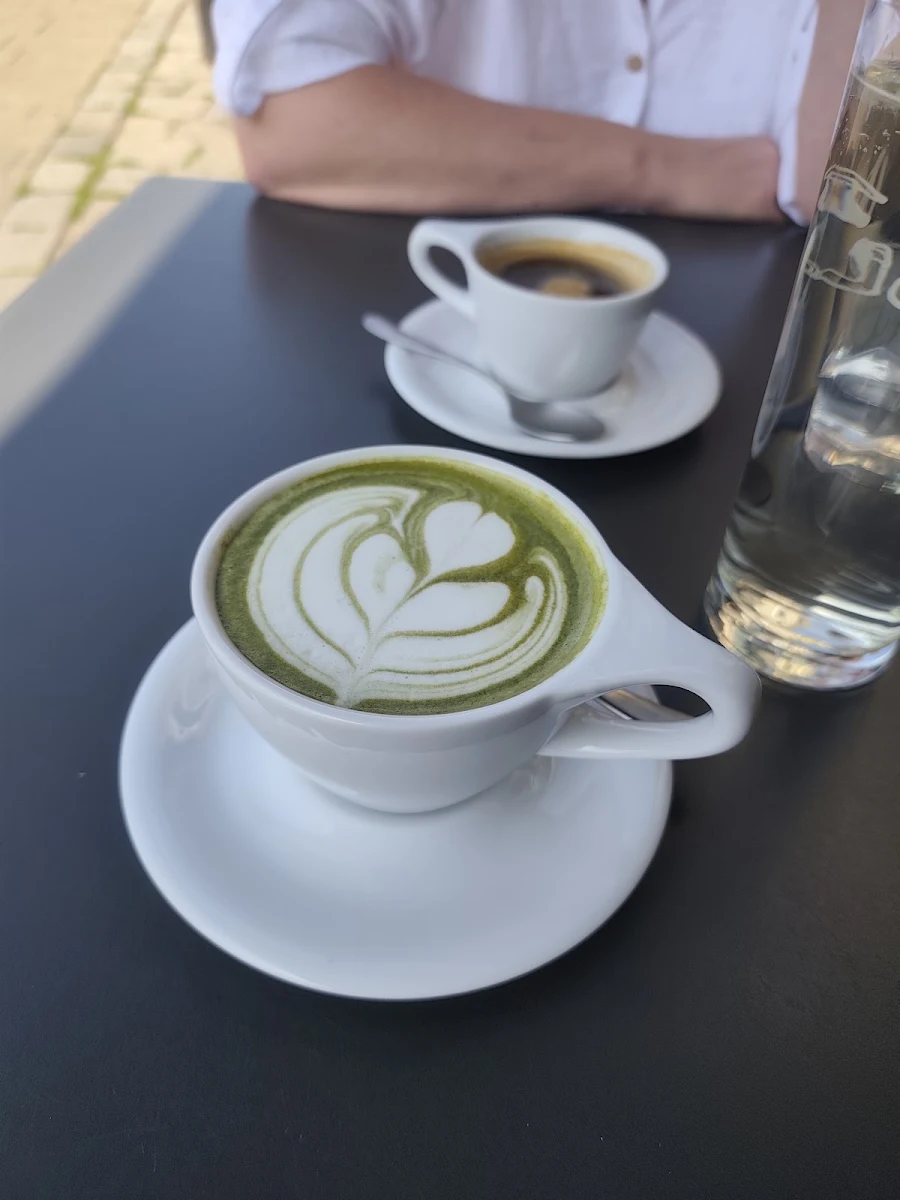 Matcha Latte Mit Hafermilch
