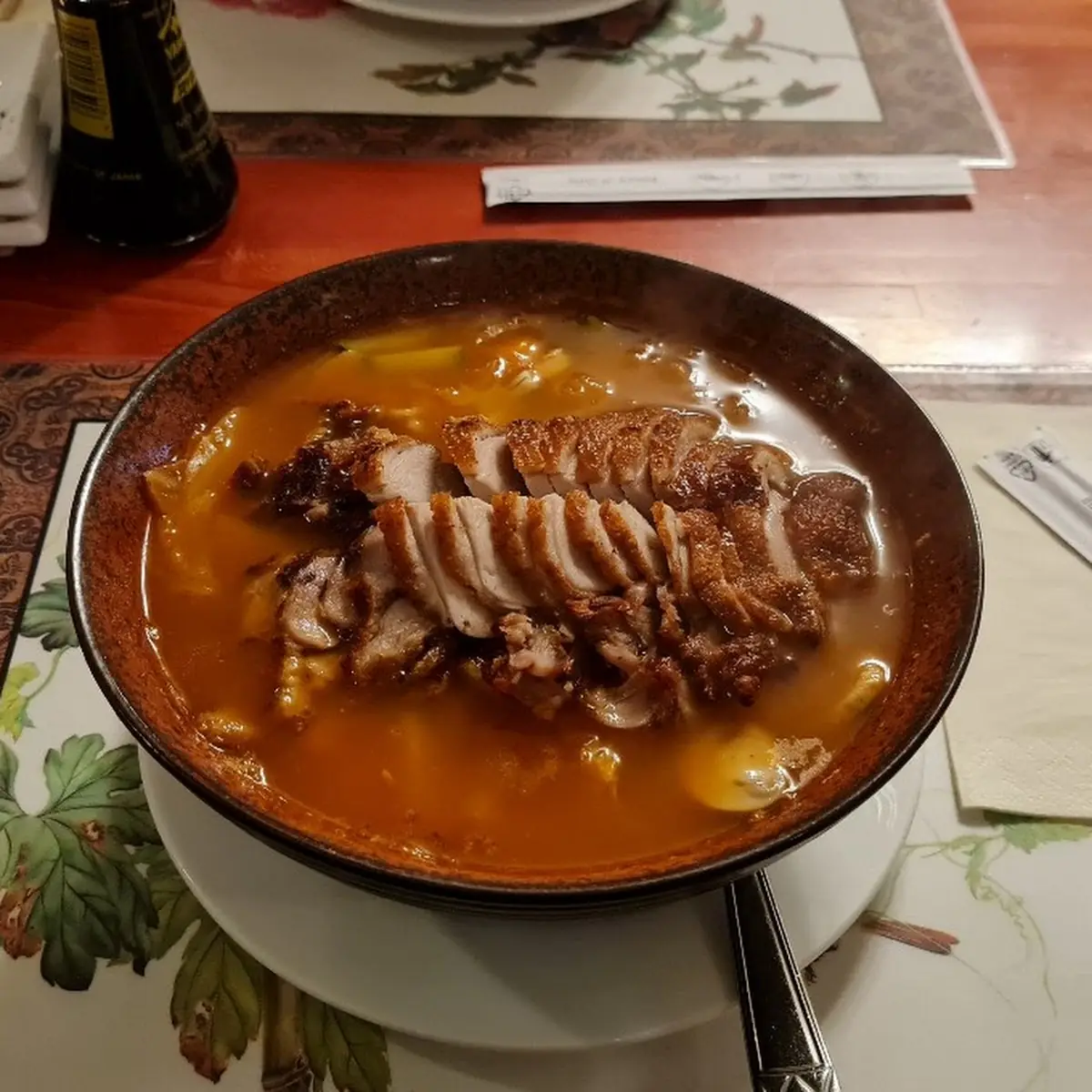 Kimchi Ramen Mit Knuspriger Ente