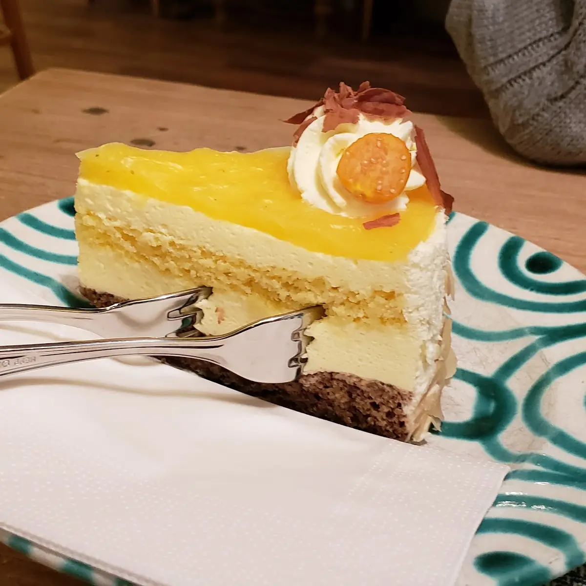 Orange Cake Slice