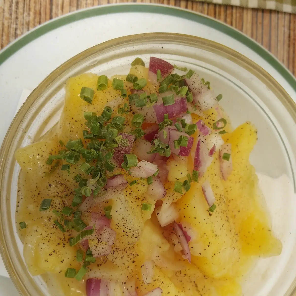 Kartoffeln Salatteller