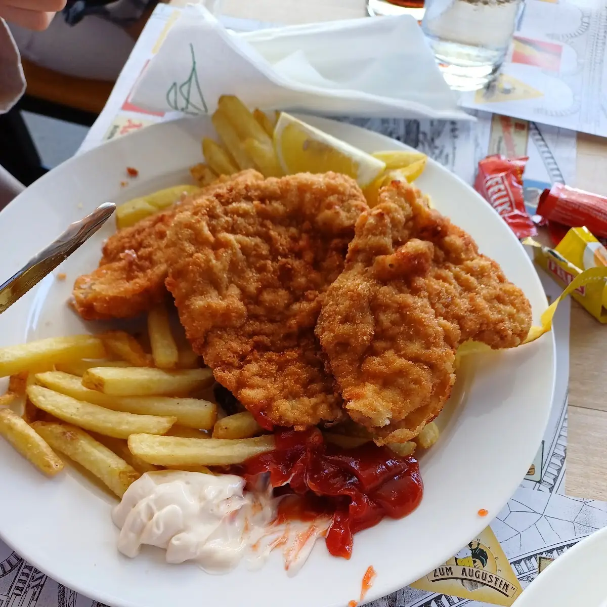 Wienerschnitzel Mit Pommes