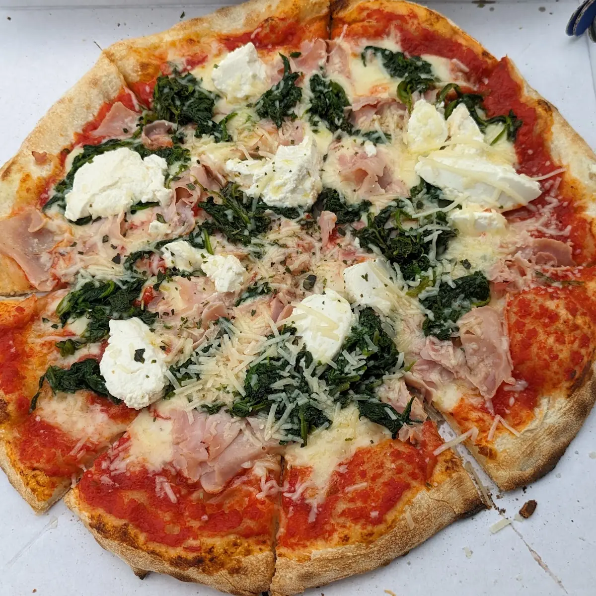 Pizza Spinat