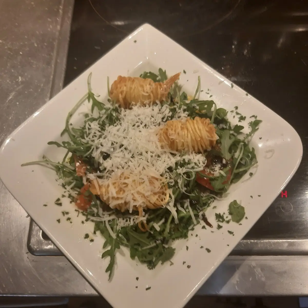 Garnelen In Kartoffelnest