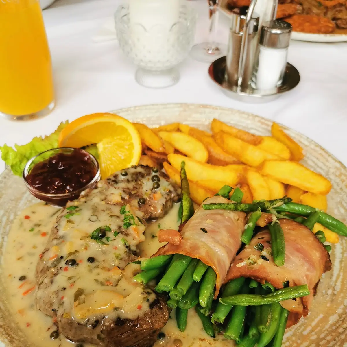 Hirschsteak