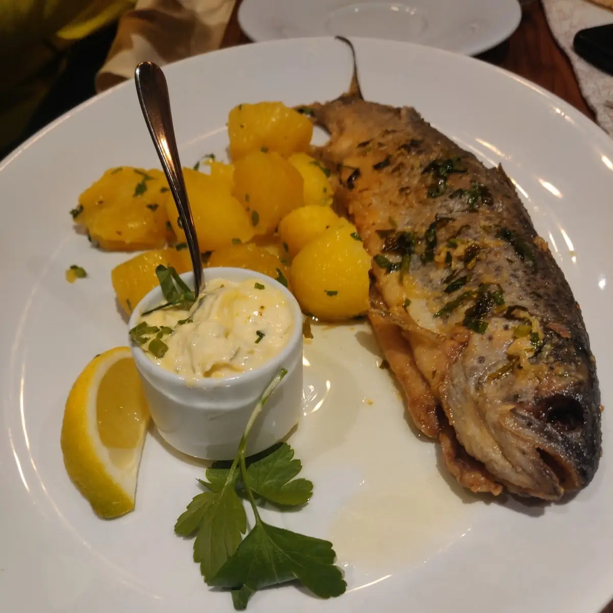 Fresh Hallstatt Trout and Potatoes