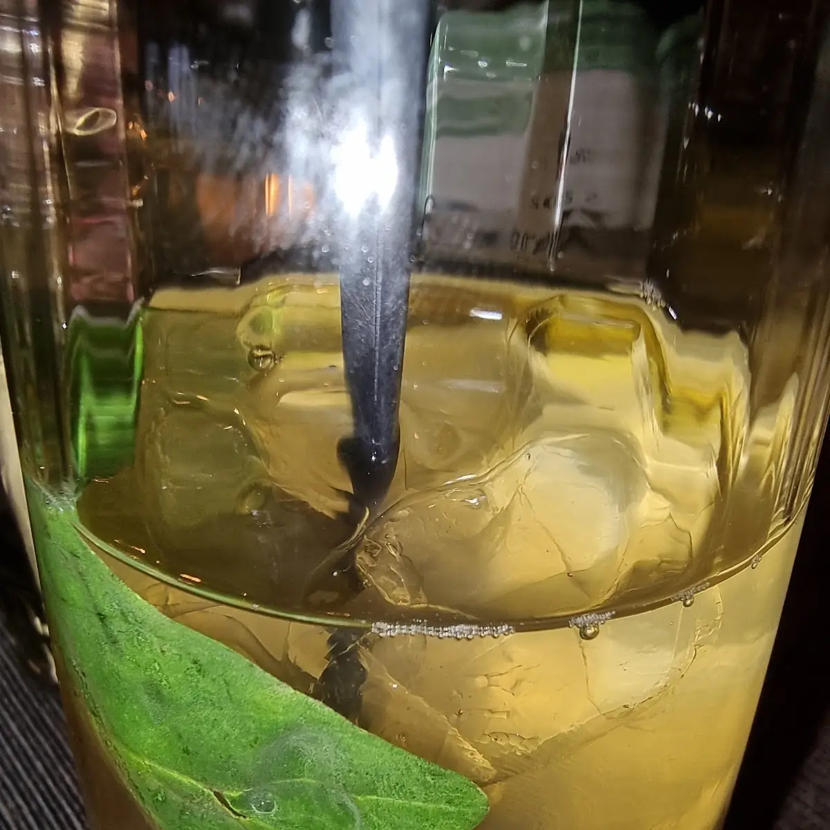 Hausgemachter Icetea Grüntee