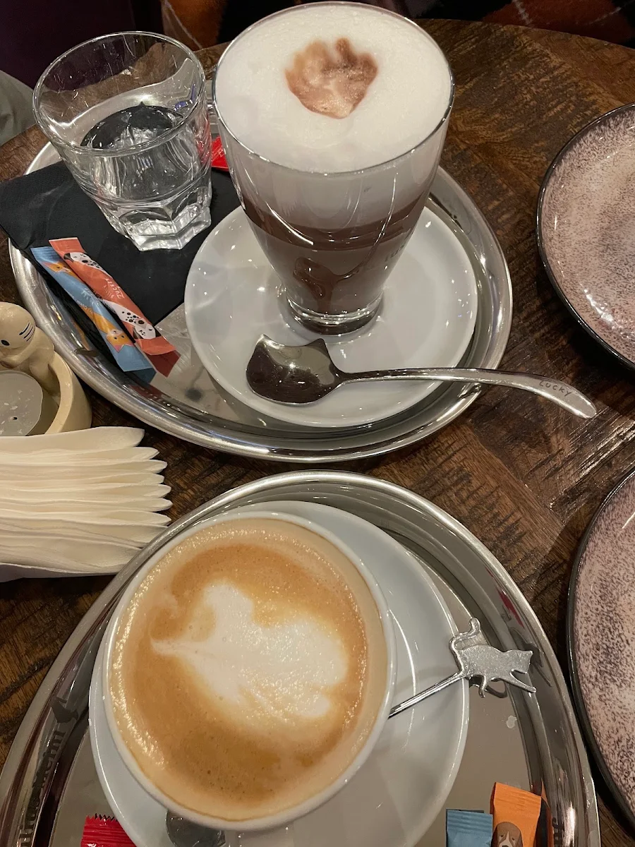 Cappuccino Und Heiße Schokolade