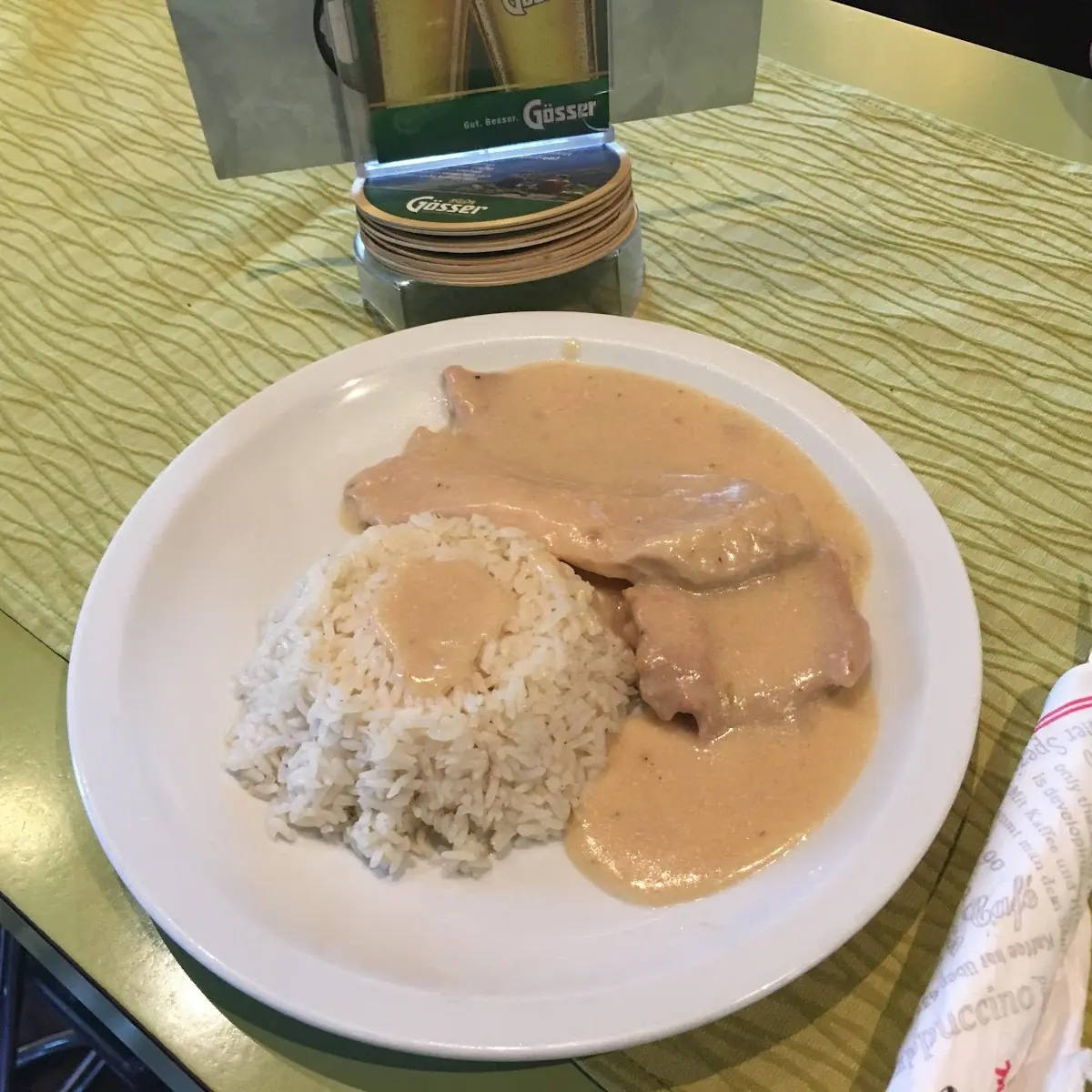 Naturschnitzel Mit Reis