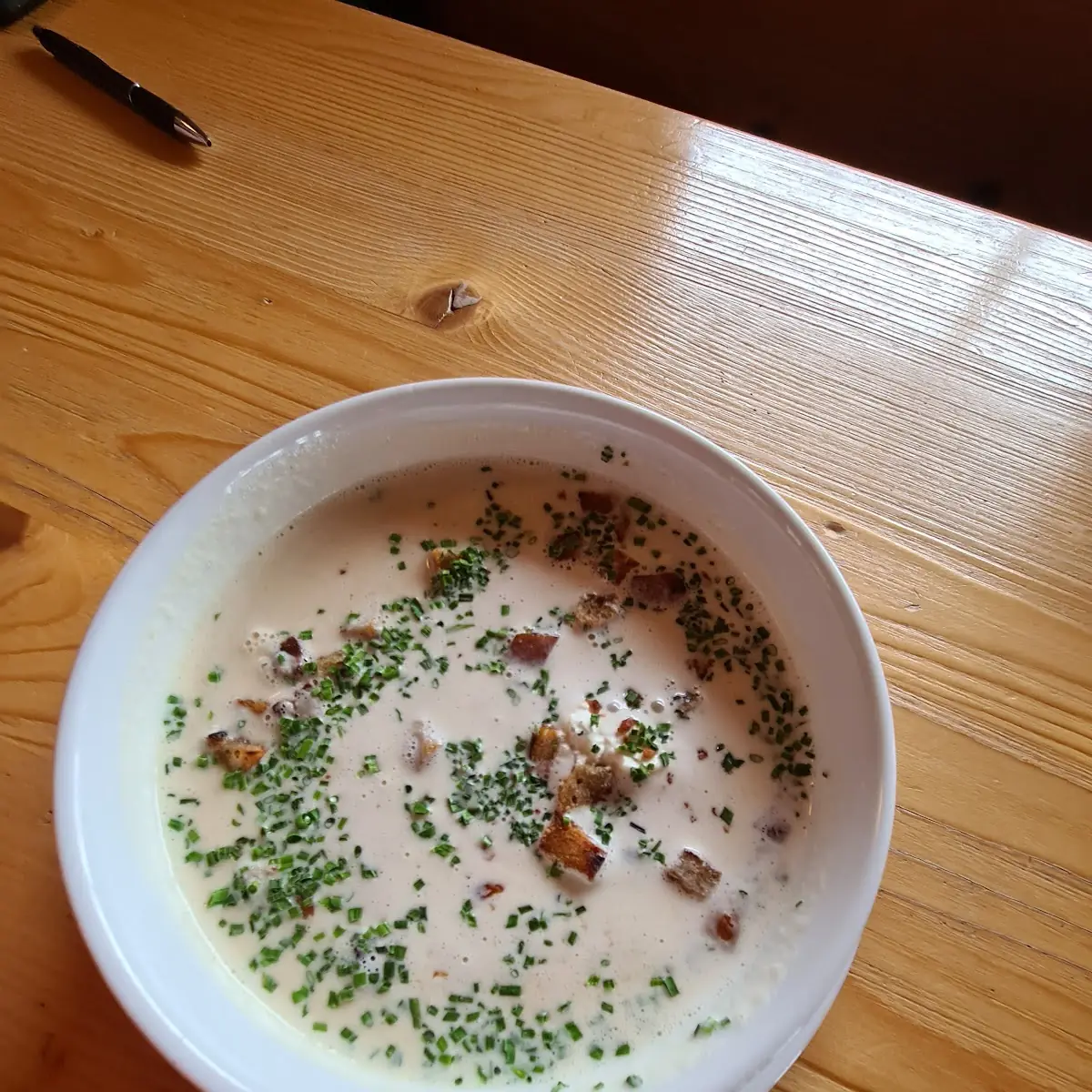 Knoblauchcremesuppe