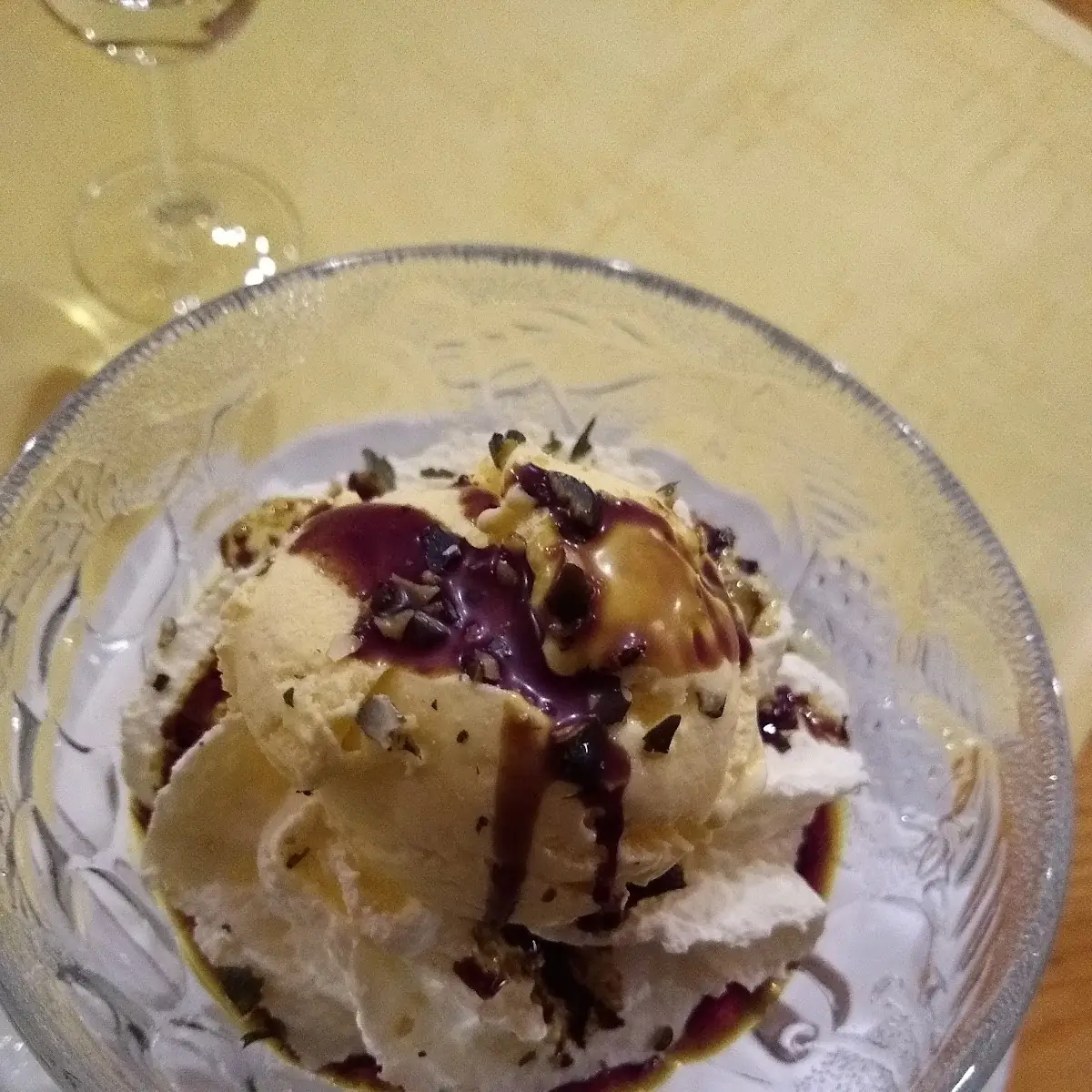 Ice Cream with Pumpkin Seed Oil