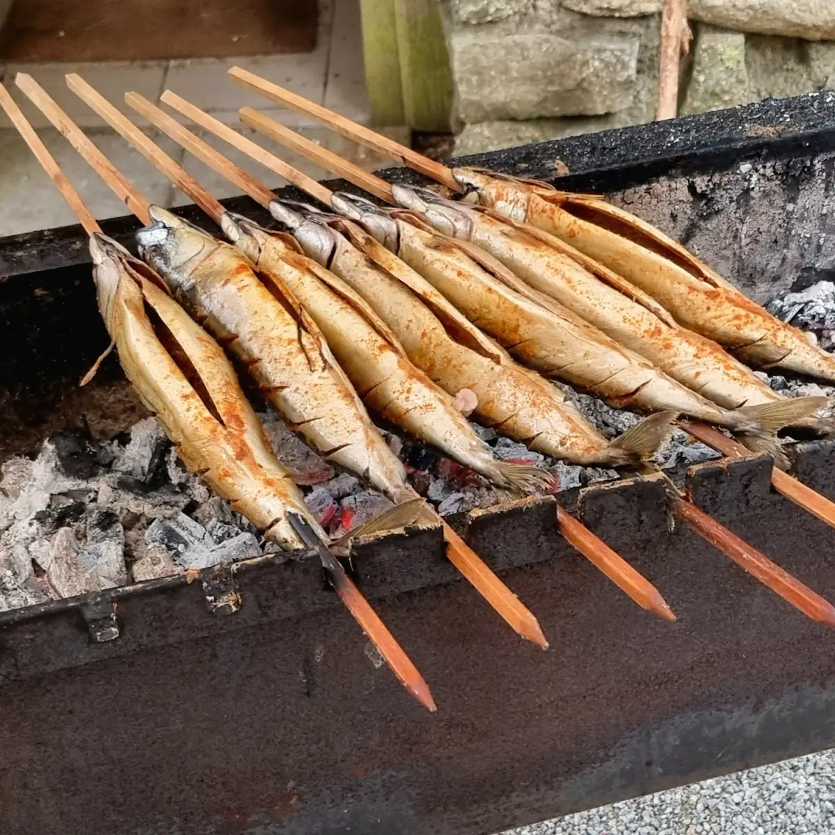 Steckerlfisch Makrele