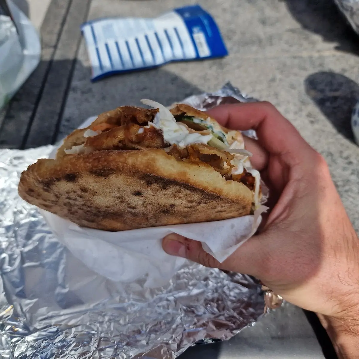 Hühnerkebap Sandwich