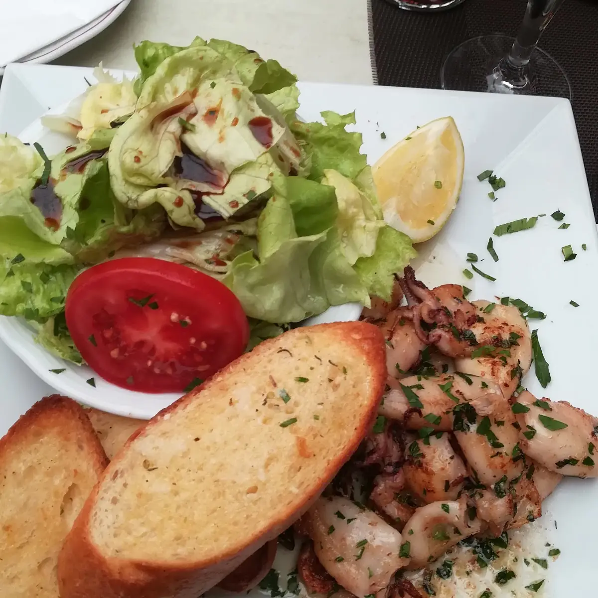 Gegrillte Calamari