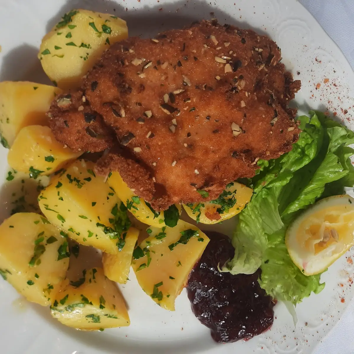 Schnitzel Mit Kartoffeln