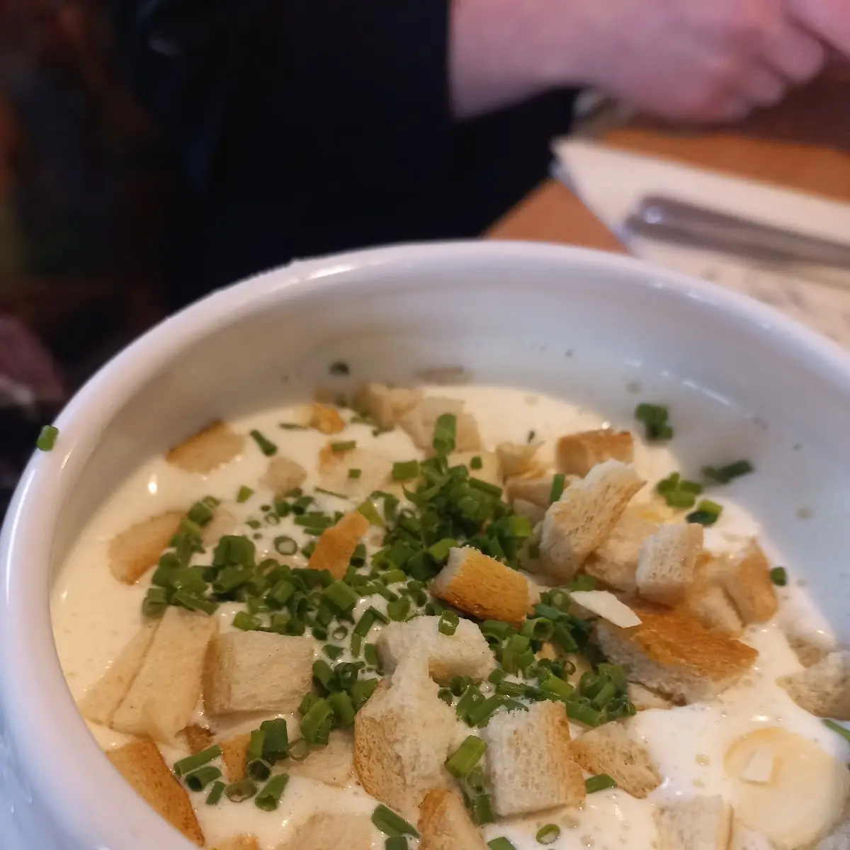 Knoblauchcremesuppe