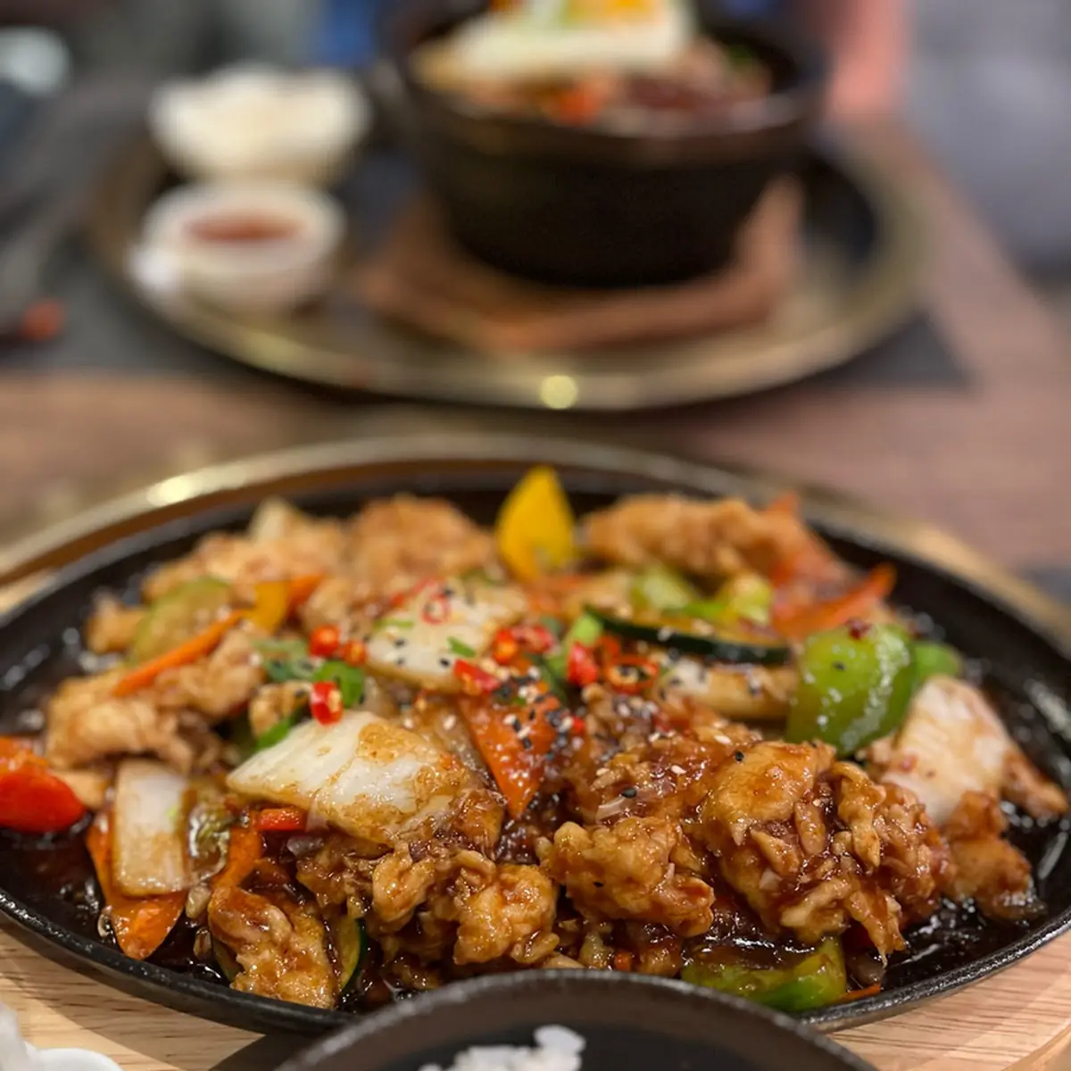 Hot Plate Rice and Beef