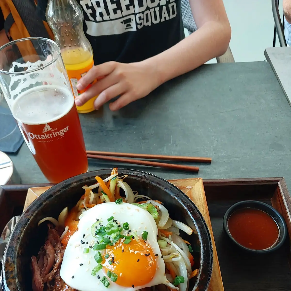 Rindfleisch Hot Stone Bowl