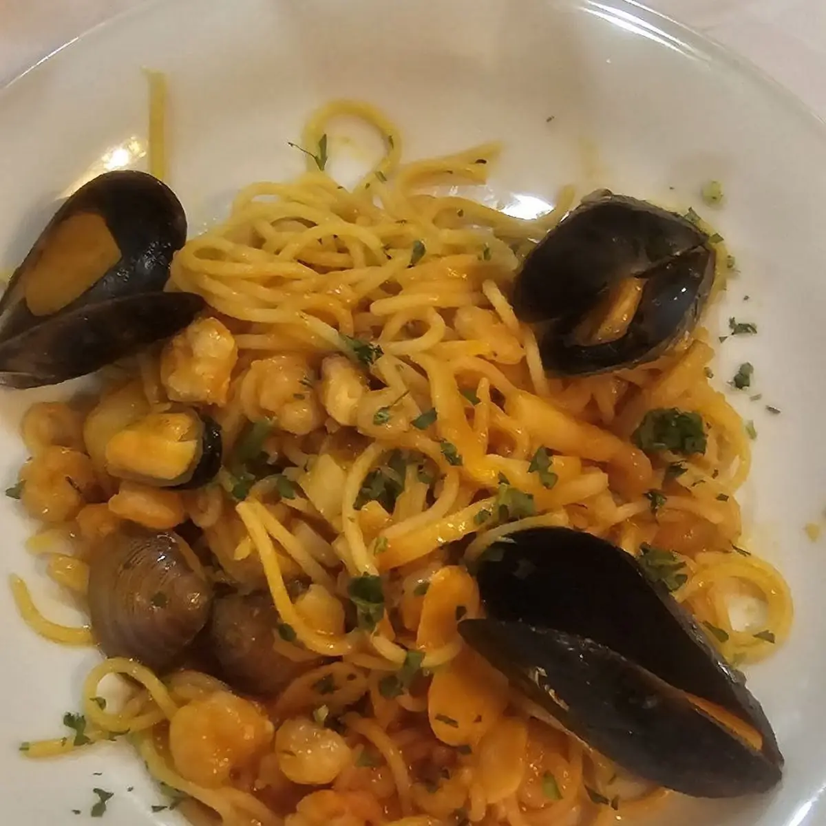 Spaghetti with Seafood