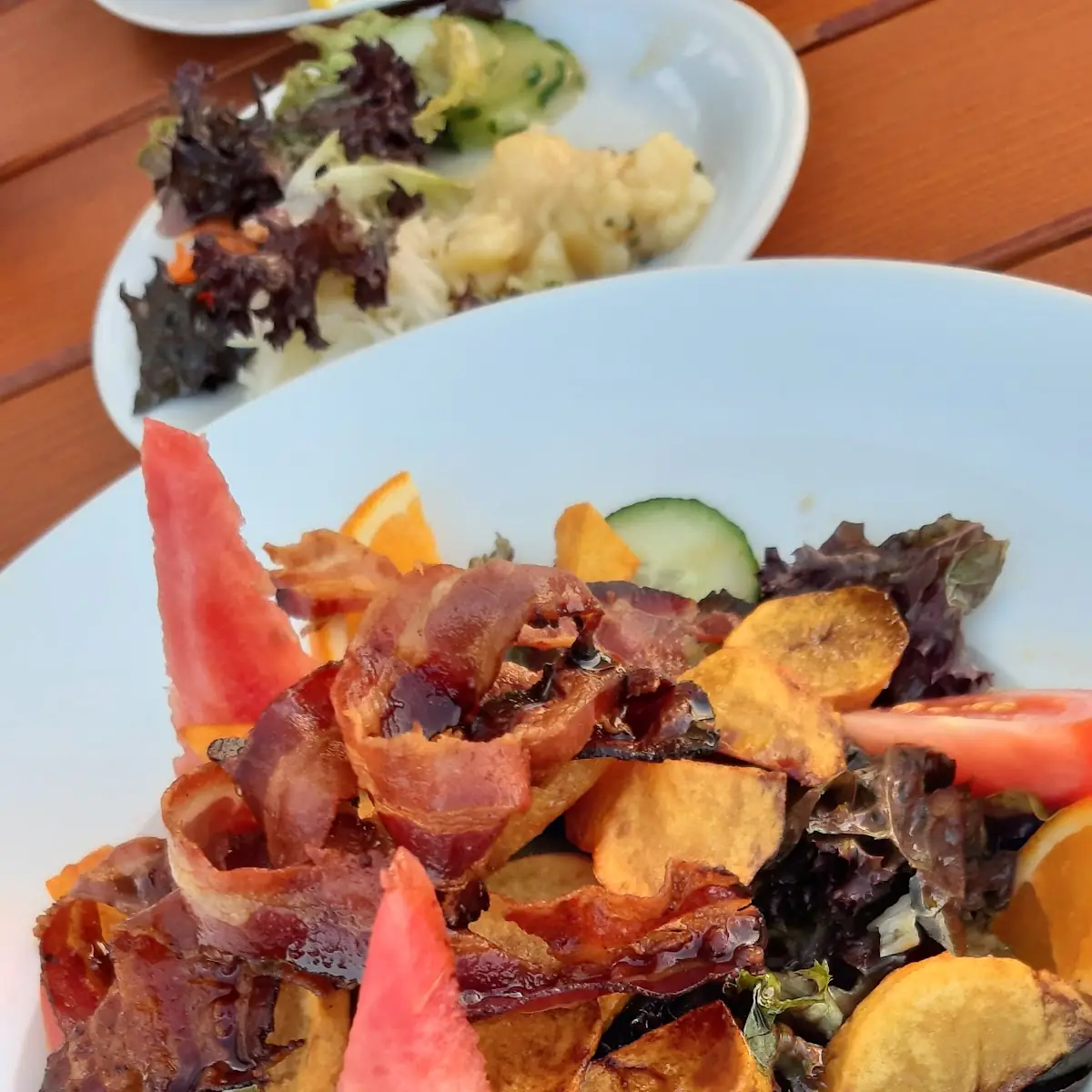 Salat Mit Bratkartoffeln