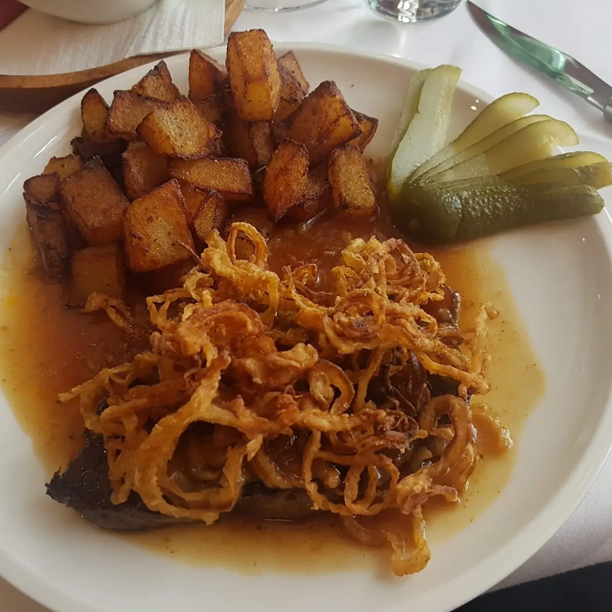 Zwiebelrostbraten