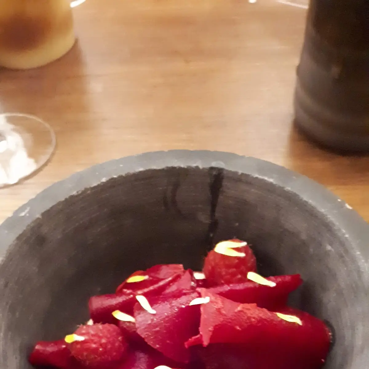 Himbeeren Rote Rüben Topfencreme