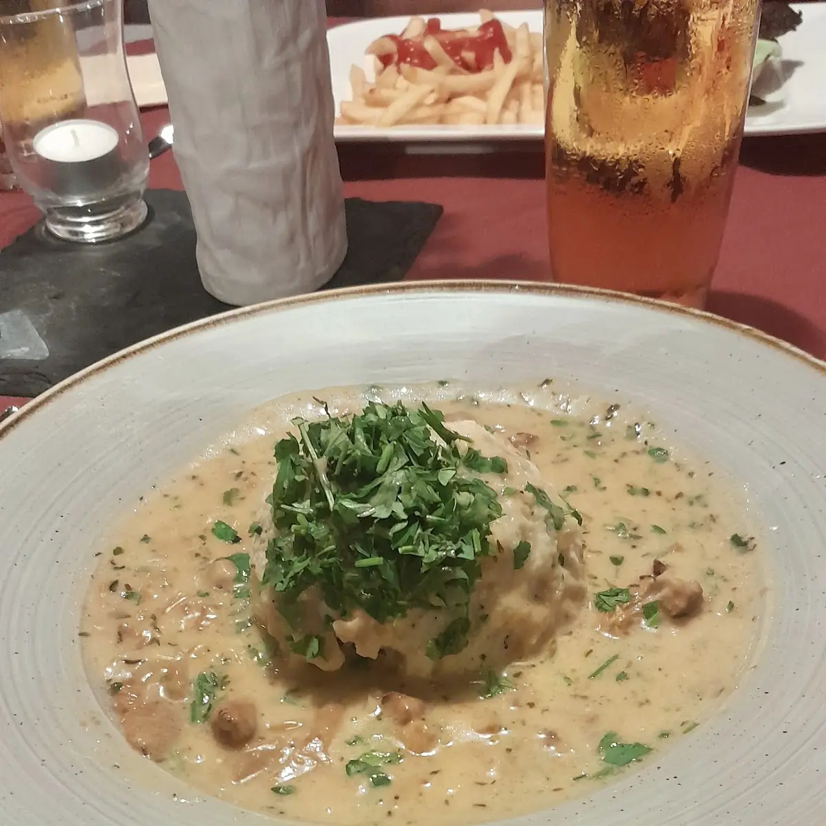 Canederli Con Crema Di