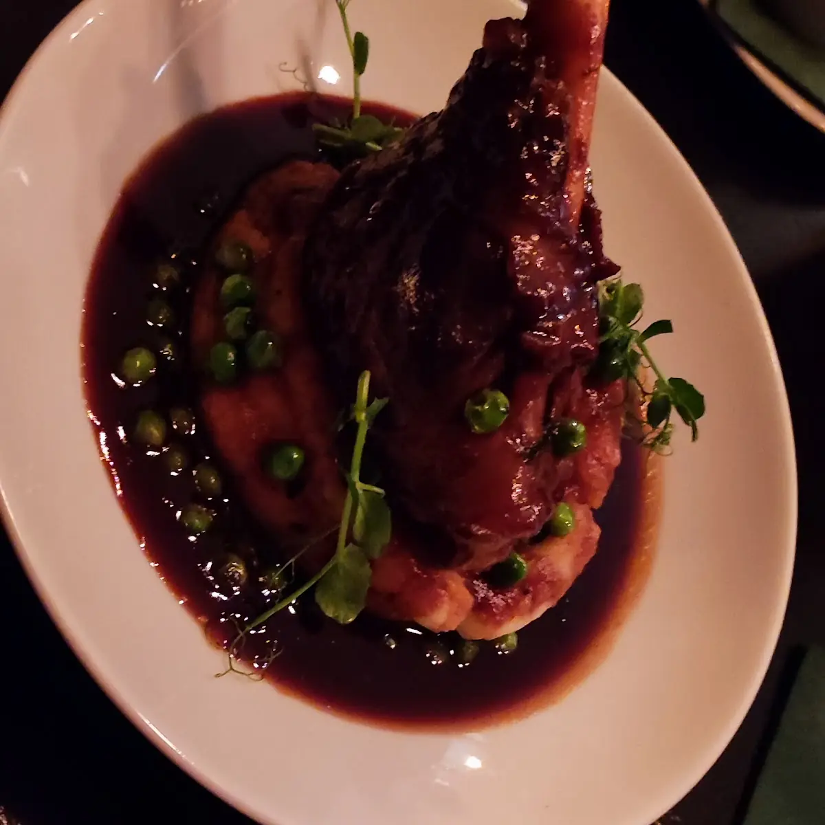 Braised Irish Lamb Shank