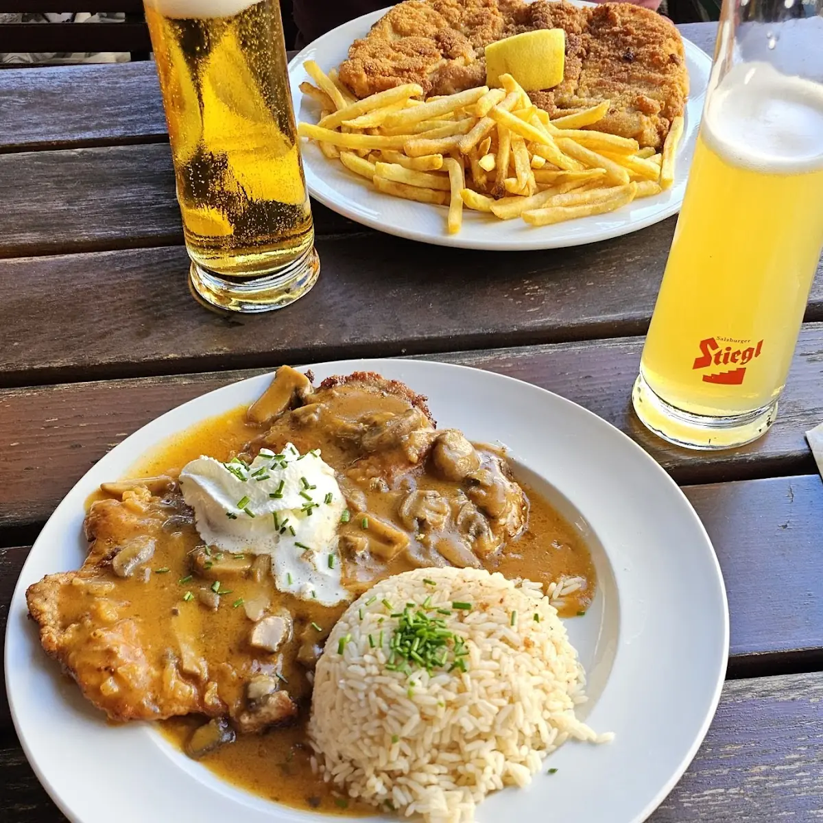 Championschnitzel Mit Reis