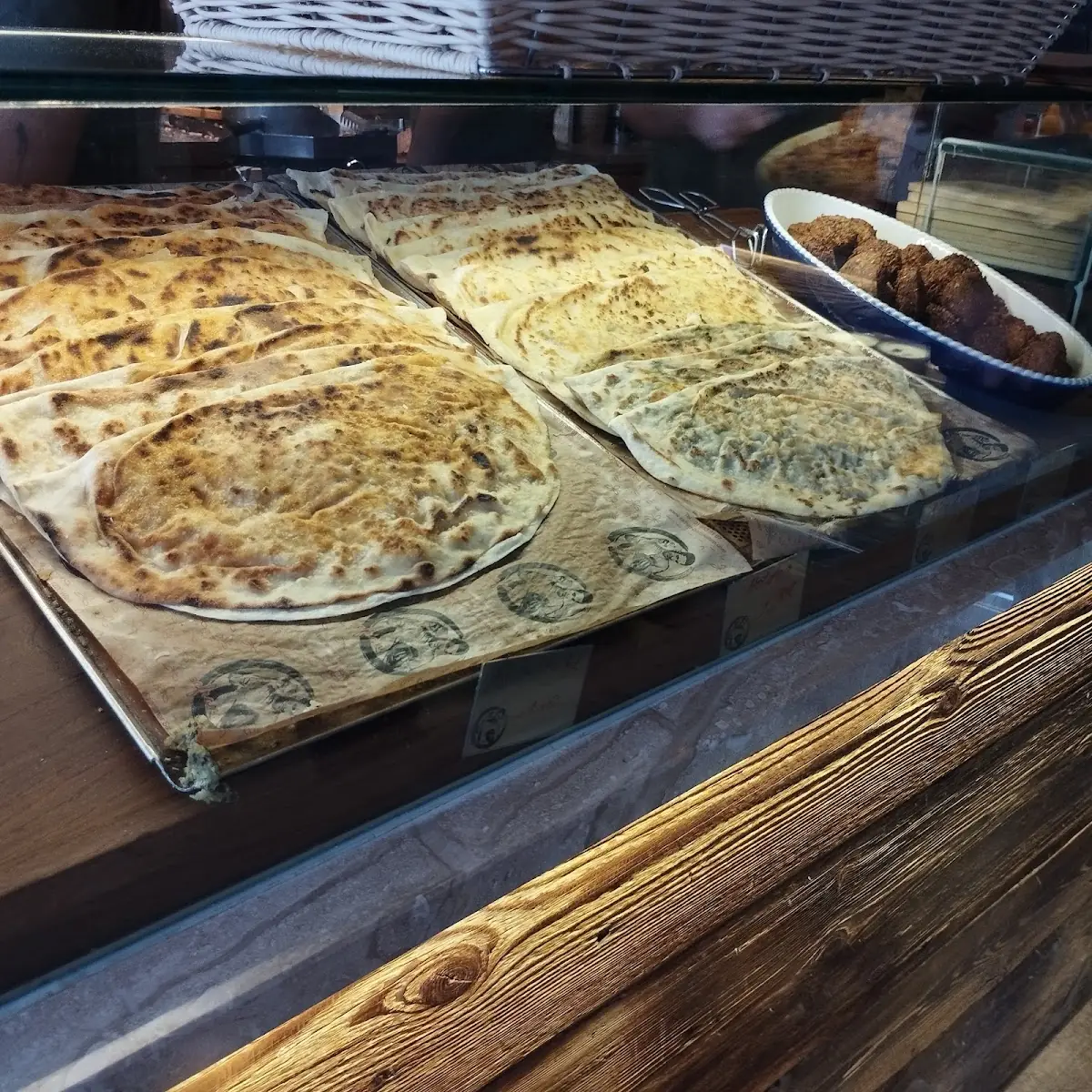 Gözleme Mit Unterschiedlichen Füllungen