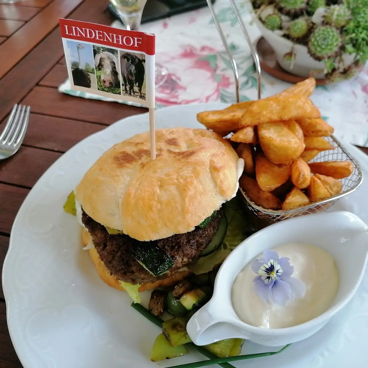 Straußen Burger
