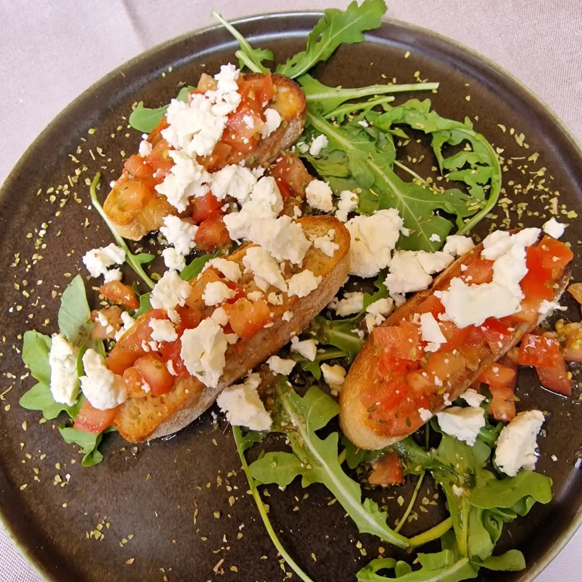 Bruschetta Mit Schafskäse