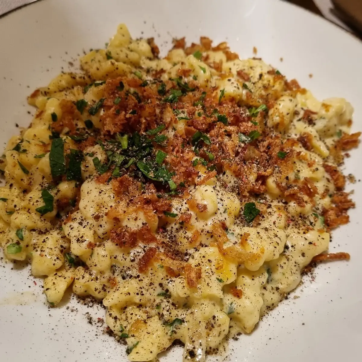 Käsespätzle Mit Zwiebeln