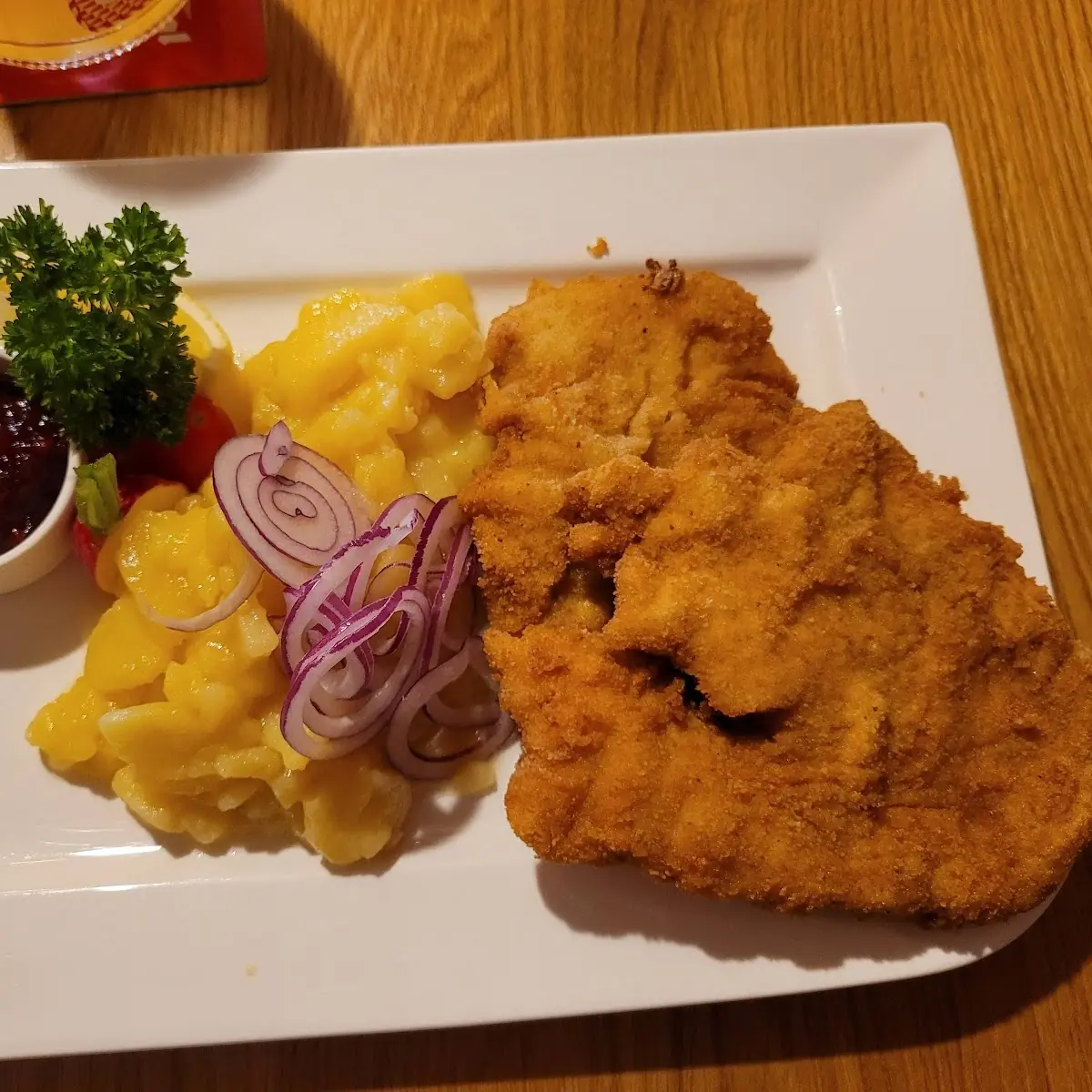 Schnitzel Mit Kartoffelsalat
