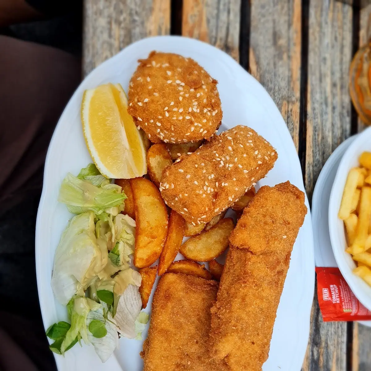 Gebackener Käseteller