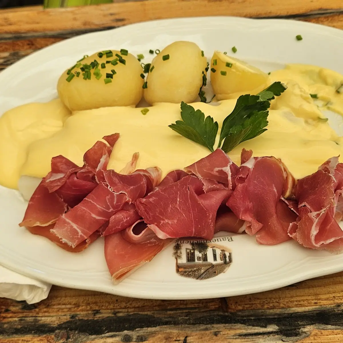 Spargel Holondaise