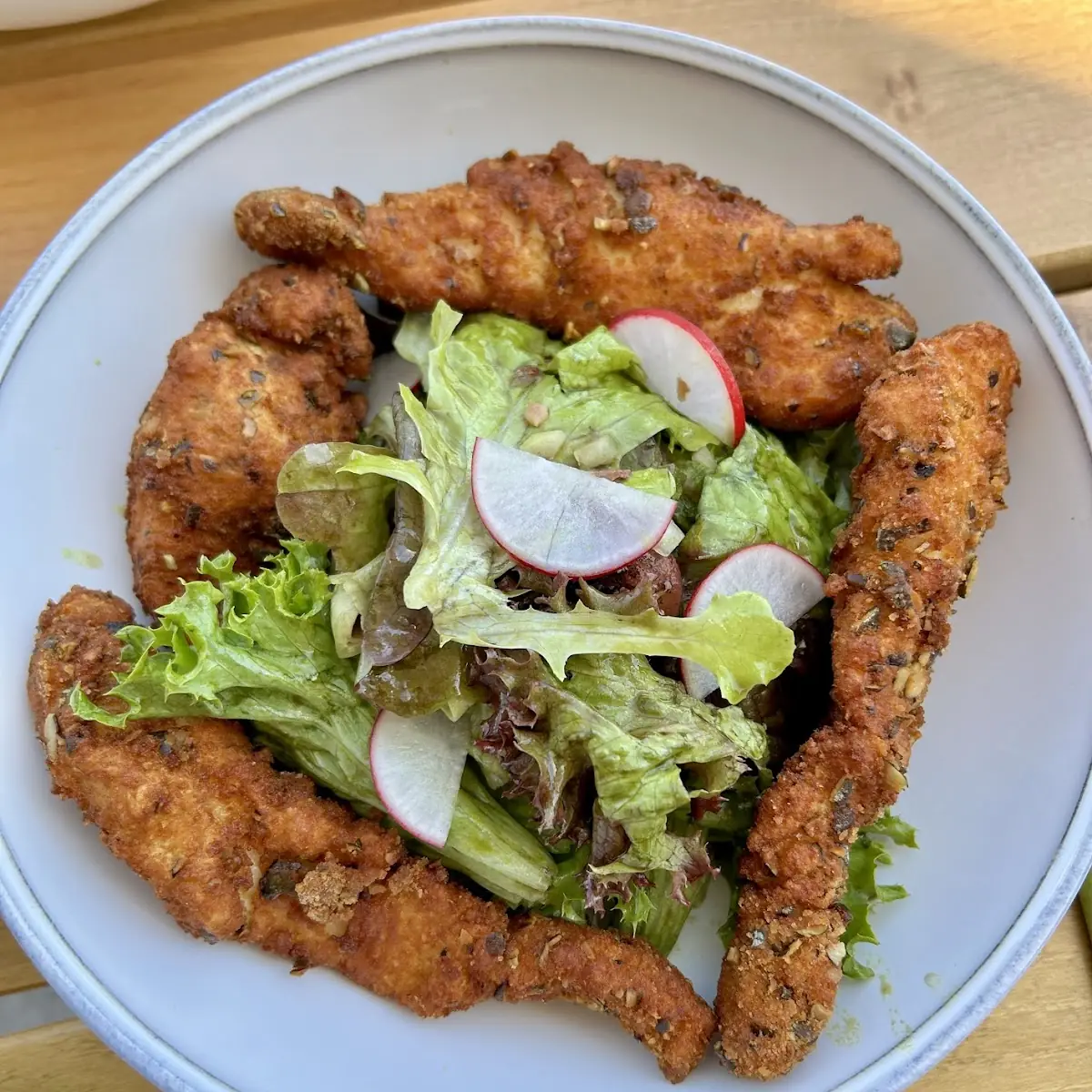 Backhendl Salat